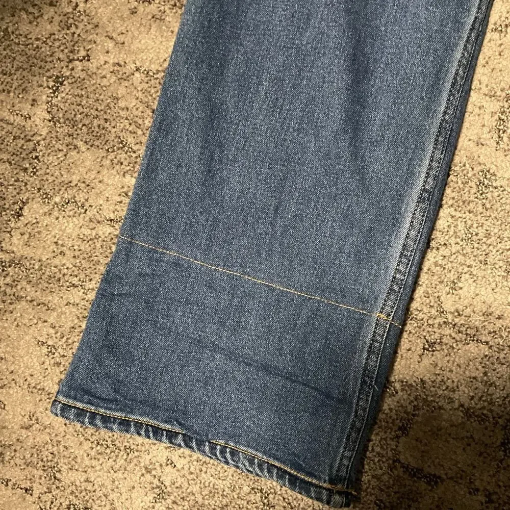 Women’s Hollister jeans, ultra high-rise‎ flannel rolled hemmed leg size 11r new
